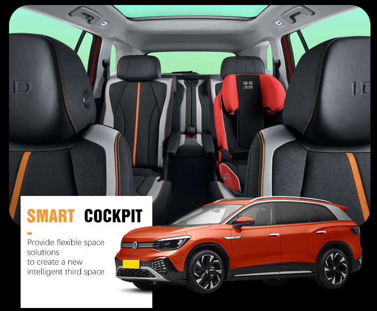 2024 Top Selling Suv Electric Cars 600 Km Range New Car Volk-Swagen id6 VW 0km used car Electric Vehicles