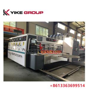 Quality Max Printing Size 1450X2500 Automatic Lead Edge Flexo 3 Color Slotter Diecutter Machine wholesale
