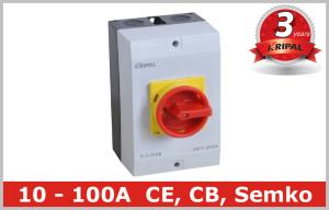 Quality 40A Weatherproof 4 Pole Rotary Isolator Safety Disconnect Switch wholesale