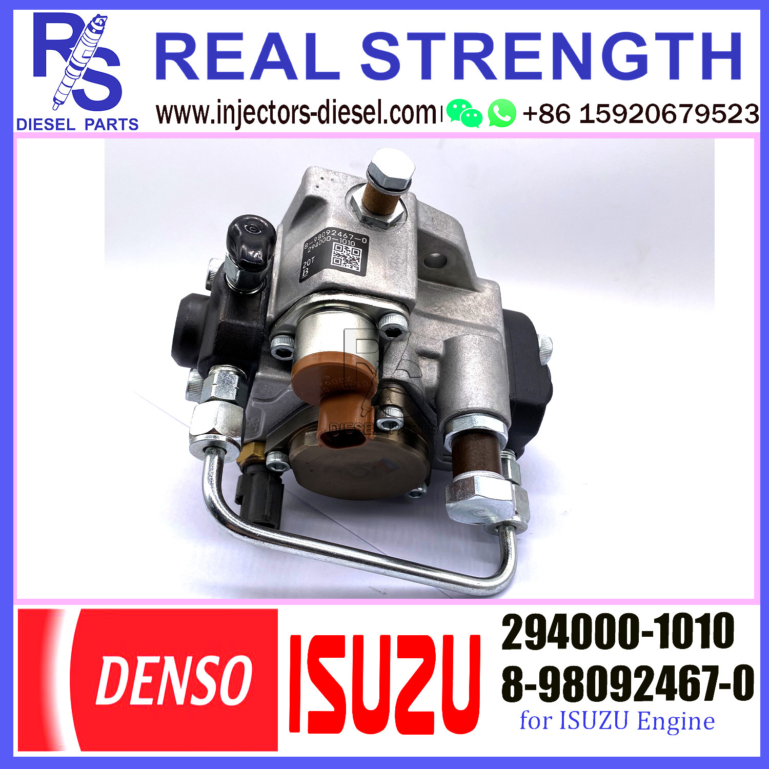 Diesel Engine Fuel HP3 pump 294000-1010 8-98092467-0 For ISUZU engine DENSO pump 294000-1010 8-98092467-0
