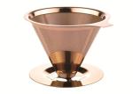 18/8 Stainless Steel Reusable Coffee Filter Pour Over Filter 2 Cups Capacity