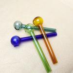 Unique Sturdy Glass Oil Burner Tube , Daily Use Hand Blown Bongs
