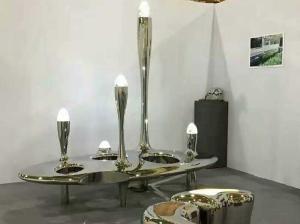 Quality Stainless steel sculpture with mirror finish wholesale
