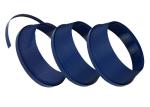 Blue Color J Type Plastic Trim Cap Extrusion Profiles Acrylic Channel Letter