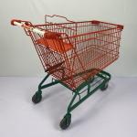 210 Liter Large Warehouse Supermarket Shopping Trolley For Multi Person German