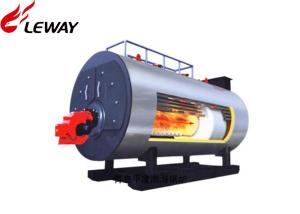 Quality Horziontal Industrial Natural Gas Hot Water Boiler 0.35MW - 7MW Rated Power wholesale
