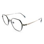 FM2589 Optical Metal Rectangle Eyeglasses Frames Full Rim Customized Unisex