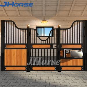 Quality 3.6m Heavy Duty Powder Coating Horse Stall Fronts With Accessories wholesale