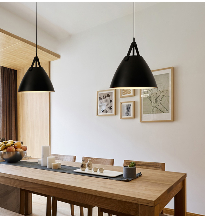 Restaurant Pendant Lighting Kitchen Pendant Lamp Dining room LED Light Black White Loft Lamp(WH-VP-193)