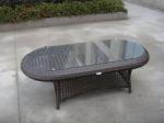3pcs poly cane pool furntiure