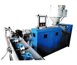 China GI Conduit Plastic PVC Wire Coating Machine Tension Adjustable on sale