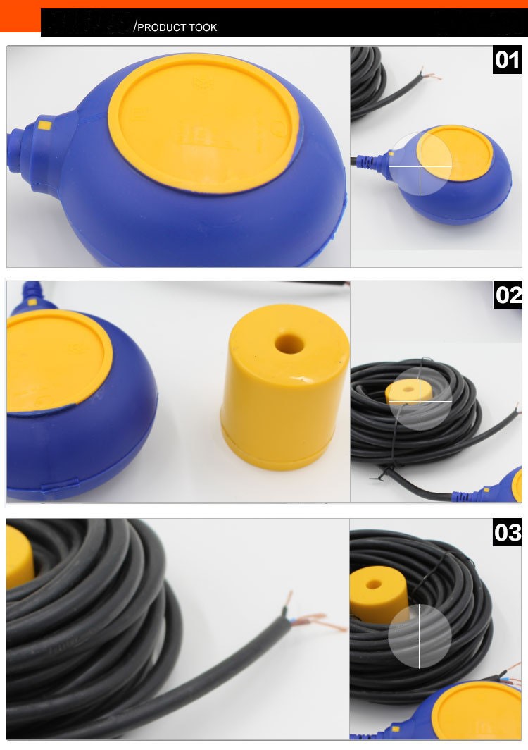 M15-3 float level control switches,water pump float ball level switch