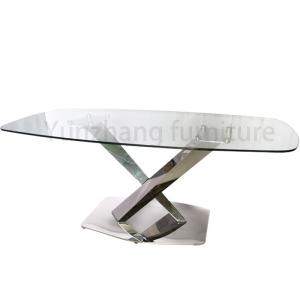 Quality Glass Top Dining Large Table Chair Sets 36 Inches Length wholesale