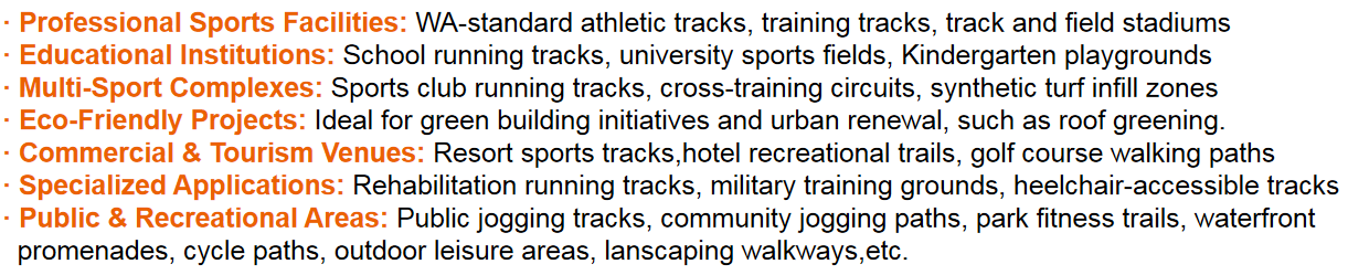 IAAF Certificated ProTrack ASTM Oval Competition Running Track - Automatic Installation
