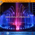 Chinese garden music instrument park dancing water fountain