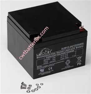 Quality OEM LEOCH DJM12-24 VRLA Batteries AGM Technology 12V 24AH wholesale