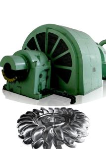 Quality 100kW-50MW Brushless Excitation Pelton Turbine Generators For Hydropower Projects wholesale