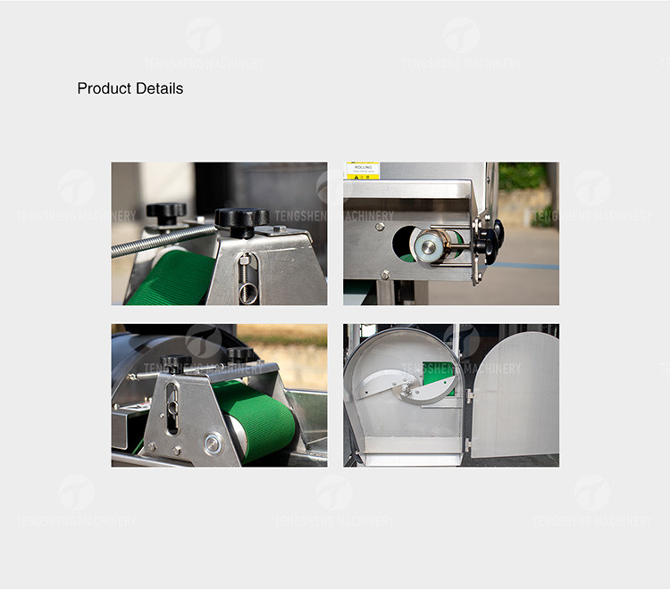 Chicory Revolving Door Cabbage Slicing Machine , Crosscut Knife Cabbage Chopping Machine