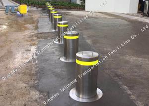Quality Pedestrian Street Pneumatic Bollards , Remote Control Parking Bollards wholesale