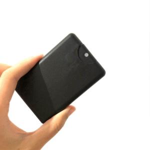 Quality Black Portable Capacity 10ml 20ml Card Spray Bottle wholesale
