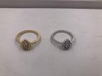brand jewelry diamonds ring 18kt gold with yellow gold or white gold