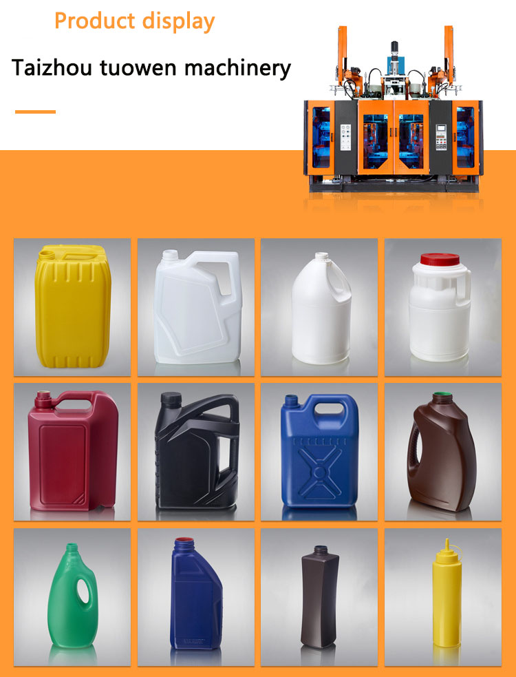 Easy to Operate HDPE Bottle Extrusion Blow Molding Machine with 500mm Neck Diameter