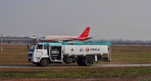 Quality Powerful 4x4 6 Wheelers Airport Fuel Truck , Mobile Aviation Fuel Trailer 10000L wholesale