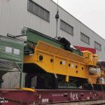 160kw 50mm Wood Crushing Machine Large Wood Pallet Crusher Chain Belt Feeding