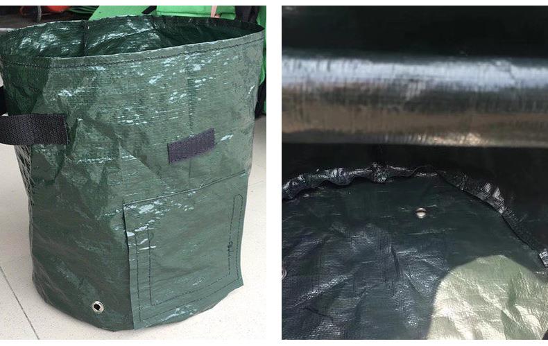 Flap Access Vegetable Growth Bag for Environmentally Friendly Material Custom Capacity