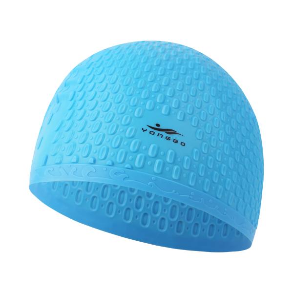 Copozz Silicone Waterproof Men Women Swimming Swimming Cap for Long Hair Hat