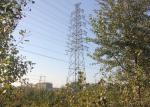 Tall 500KV Lattice Transmission Tower , Welding Metal Power Line Towers