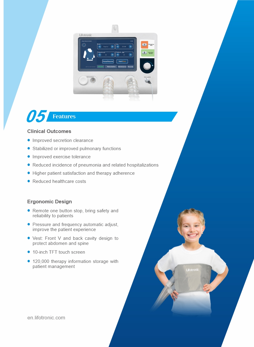 HFCWO High Frequency Chest Wall Oscillation Medical Equipment