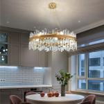 Creative Led Crystal Chandelier For Living Dining Room Luxury Home Decor dinner