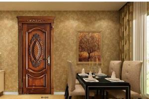 Quality Security Home Entrance 38dB 50mm Teak Solid Wood Door wholesale