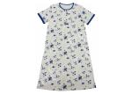 100% Cotton Interlock Ladies Night Dresses Sleepwear European Design Anti