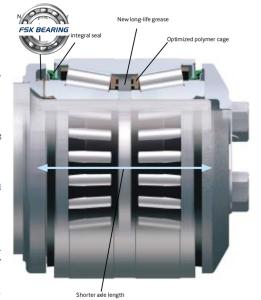 Quality Heavy Duty GG6 ⅞ Railway Bearing 174.612*301.803*196.85mm Double Row Tapered Roller Bearing wholesale