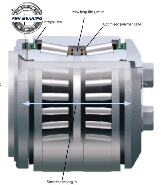 Heavy Duty GG6 ⅞ Railway Bearing 174.612*301.803*196.85mm Double Row Tapered