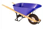 540mm Garden Cart Tools 150kg 6 Cu Ft Wheelbarrow With Steel Frame