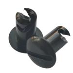 OE NO. Universal .500 Black Quarter Turn Fasteners Sprintcar with Grip Aluminum