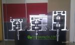 Soft Fabric / Leather Finished Movable Partition Wall For Dinning Hall, Good