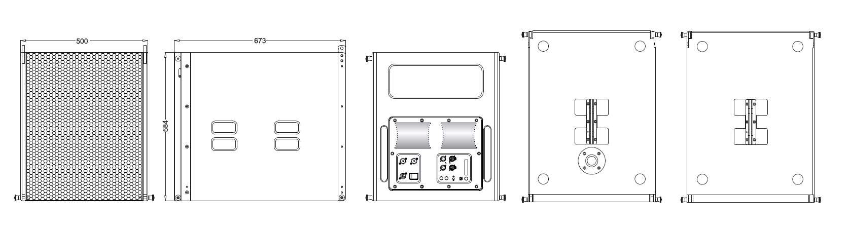 18 inch active subwoofer speaker subwoofer with DSP amplifiers inside LA18BA for line array.