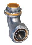 1 Inch Liquid Tight Angle Connector , Electrical Conduit Elbow Fittings Polished