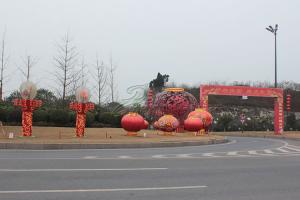 Quality Out Door Fabric Chinese Lanterns , Traditional Chinese Lantern For Customization wholesale