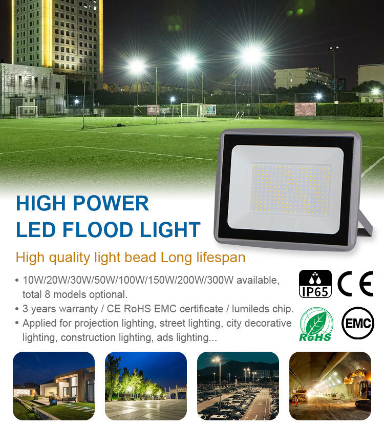 Portable Stadium Modular 400w 200w LED Flood Light 90° Beam Angle