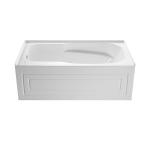 PMMA Acrylic Skirt Bathtub White Without Drainer CUPC MG-DT1582
