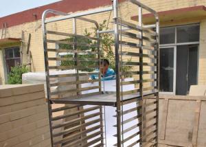 Quality Corrosion - Resistant 201 304 Stainless Steel Tray Trolley For Bakery wholesale