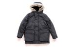 Daily Casual Black Navy Warm Padded Waterproof Coat In Stock