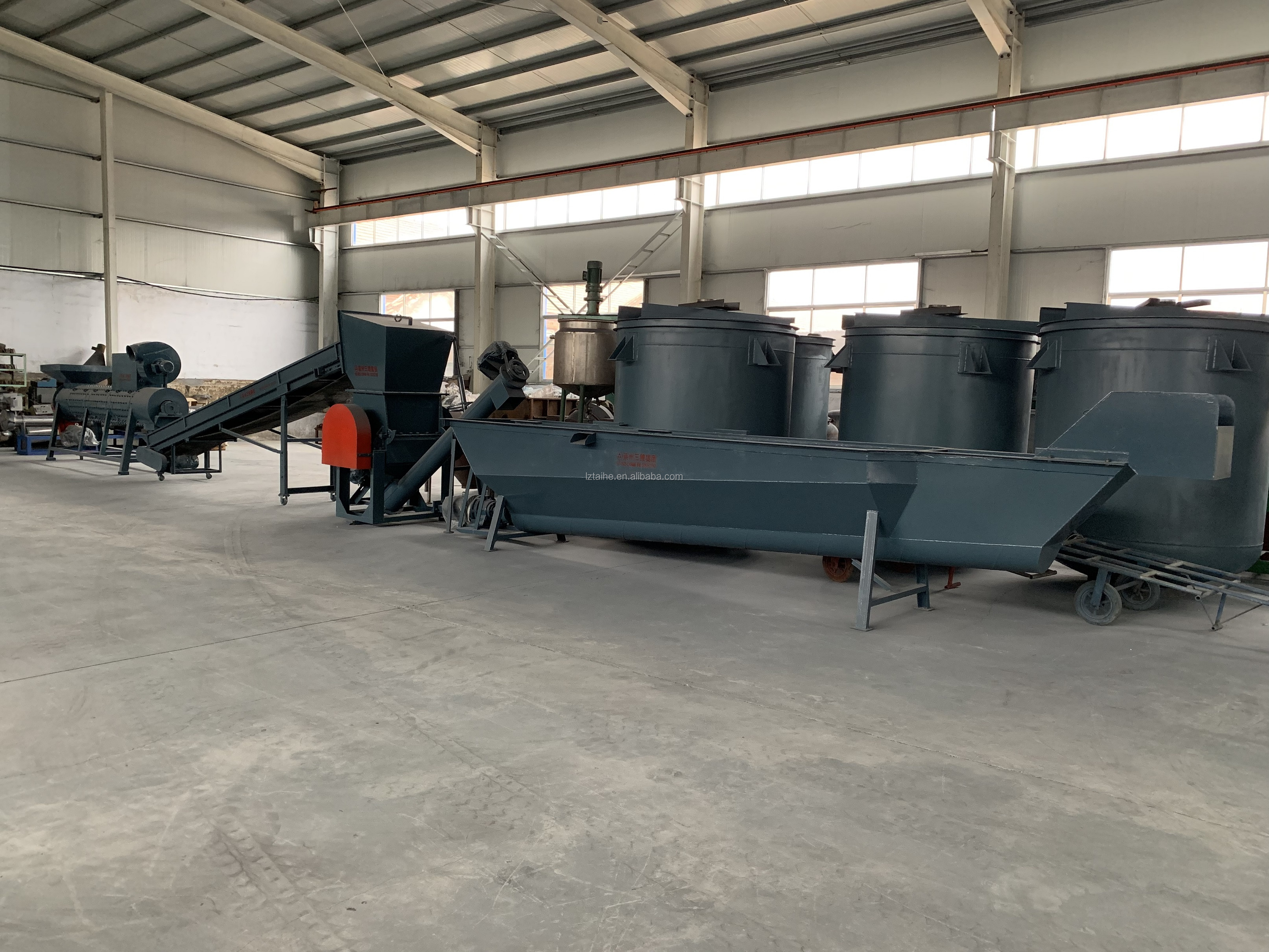 PP PE ABS Biodegradable Plastic Granules Making Machine with Single Screw Design