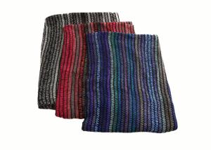 China Professional  Tassel Acrylic Knit Scarf Customized Color For Warmth on sale