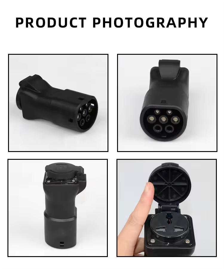 3.5KW Max Rated power White Customizable Car EV Discharger V2L Head Plug Type2 Outlet MG car Switch Type 2 EV Connectors